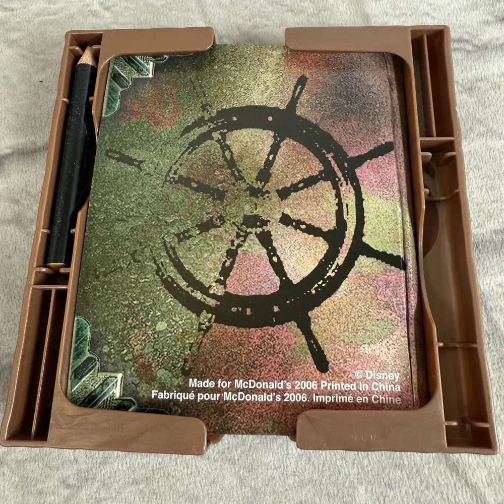 Lot Of 9 Disney Pirates Of The Caribbean Pins McDonalds Toys Tattoos Keychain - Picture 3 of 14